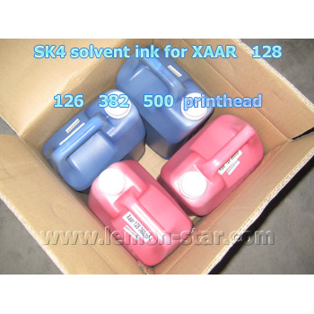 Solvent ink for XAAR printhead